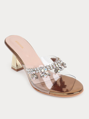 ANOUK Women Heels(Copper , 8)