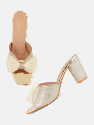 ANOUK Women Heels(Gold , 7)