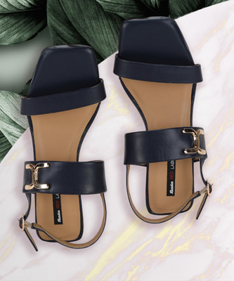 Bata Women Heels(Blue , 4)