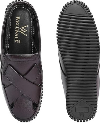 WELLWALK Men Casual(Black , 7)