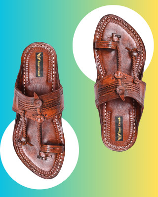 Kolhapuri Men Sandals(Brown , 8)