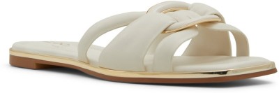 ALDO Women Flats(White , 4)