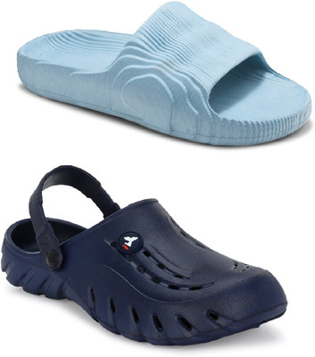 Cogs Men Sandals(Navy, Blue , 9)