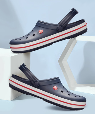 CROCS Crocband Men Clogs(Blue , 5)