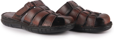FAUSTO Men Sandals(Brown , 10)