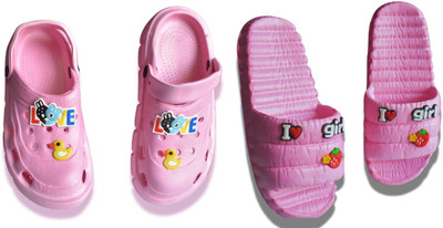 footpedia Women Wedges(Pink, Pink , 3)