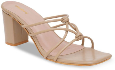 Dressberry Women Heels(Beige , 2)