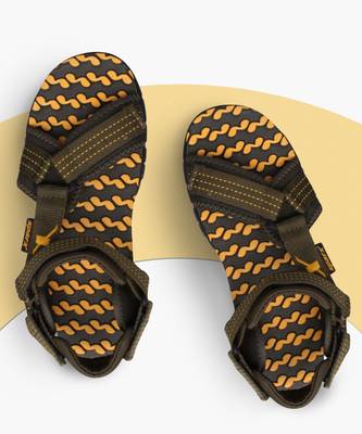 Sparx green floater sandals store