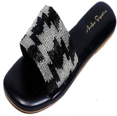 ANABIA SIGNATURE Women Flats(Black , 5)