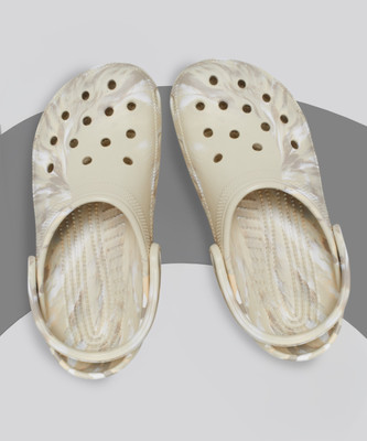 CROCS Classic Marbled Women Clogs(Beige , 5 UK/India)