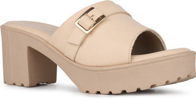 Inc.5 Women Heels(Beige , 5)