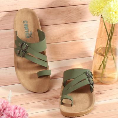 Comfro Men Casual(Olive , 10)