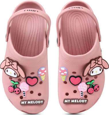 Cassiey Women Clogs(Pink , 4)