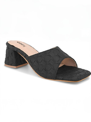Dressberry Women Heels(Black , 6)