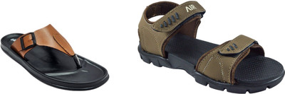 Classica Men Sandals(Tan, Brown , 8)