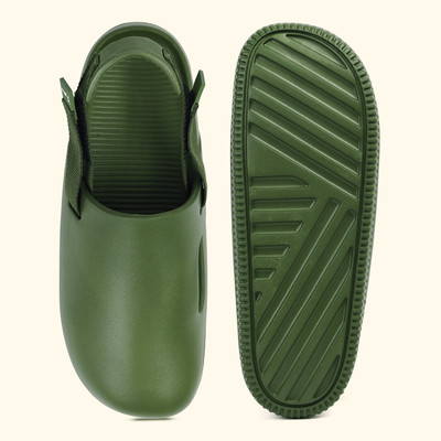 yoho Men Clogs(Olive , 6)