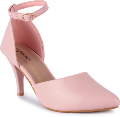 gojiberry Women Heels(Pink , 8)