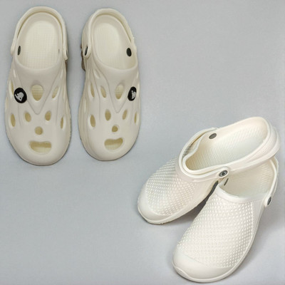 Monrav Men Clogs(White, White , 8)