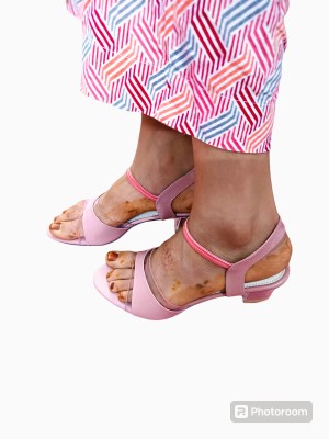 A S FOOT CRAFT Women Pink Heels