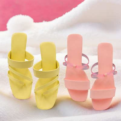 SAYERA Women Flats(Pink, Yellow , 7)