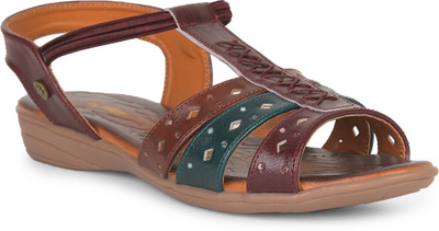 Bata Women Flats(Brown , 6)