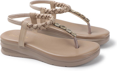 Dressberry Women Heels(Beige , 9)