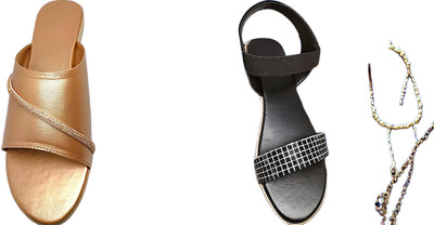 PGSPSOFT Women Casual(Beige, Black , 7)