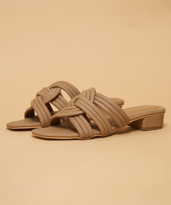 ERIDANI Women Flats(Beige , 4)