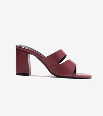 Pair-Ie Tales Women Heels(Maroon , 6)