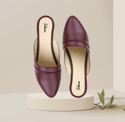 Todhwear Women Flats(Maroon , 7)