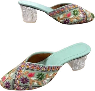 Tarifaan Women Bellies(Blue , 8)