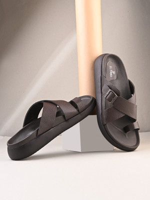 El Paso Men Sandals(Brown , 10)