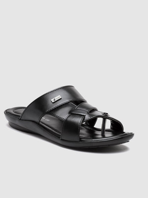 action ELEGANT 710 Comfortable Durable Outdoor Casual Slip On Sandals Men Sandals(Black , 6)