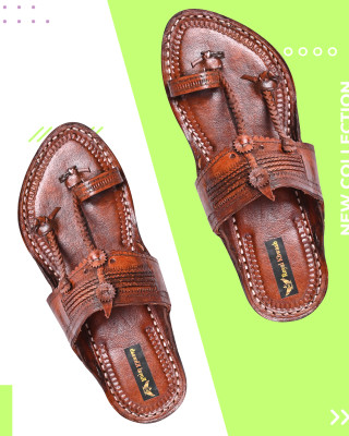 Kolhapuri Men Sandals(Brown , 8)