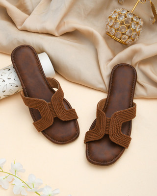 AMAZING TRADERS Women Flats(Brown , 7)