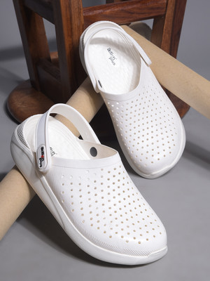 action ONTC-03 Men Clogs(White , 8)