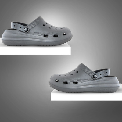 Khadim's Lightweight Comfort Extra Soft Trendy Premium Stylish Men Sandals(Grey , 7)