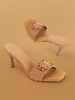 LAVIE Women Heels(Beige , 6)