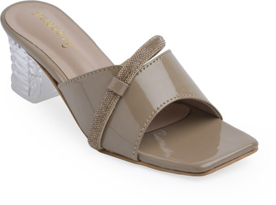 Dressberry Women Heels(Beige , 8)