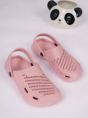 ZIERA Women Clogs(Pink , 5)