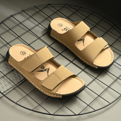 Vellinto Men Sandals(Beige , 9)