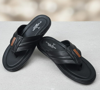 InfiniTrenz Men Sandals(Black , 8)