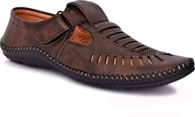 AKIKO Men Casual(Brown , 7)