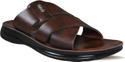 UNITEDS PU Men Sandals(Brown , 5)