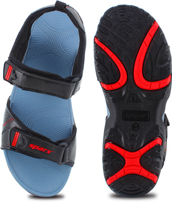 Sparx Men Casual(Black, Red , 6)