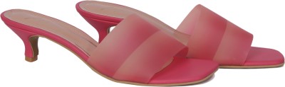 CEROS Women Heels(Pink , 7)