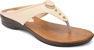 Dicy Women Flats(Beige , 5)