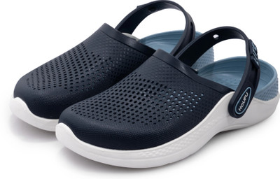 Houfu Men Clogs(Navy , 10)