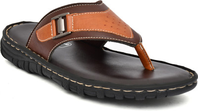MKS Men Flats(Brown, Black , 10)