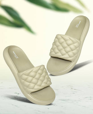 AJANTA Women Flats(Beige , 5)